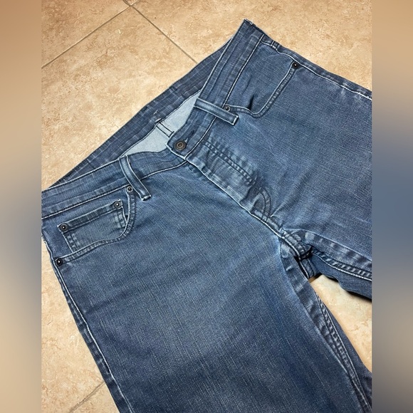 (33 x 30) Mens Levi's 511 Blue Jeans Slim Fit Dark Wash Black Tab - Picture 2 of 6